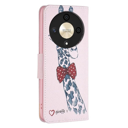 For Honor X9b 5G / Magic6 Lite 5G Case Wallet Pattern PU Leather Flip Phone Cover
