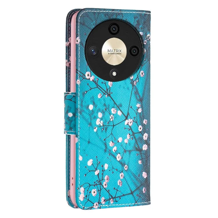 For Honor X9b 5G / Magic6 Lite 5G Case Wallet Pattern PU Leather Flip Phone Cover
