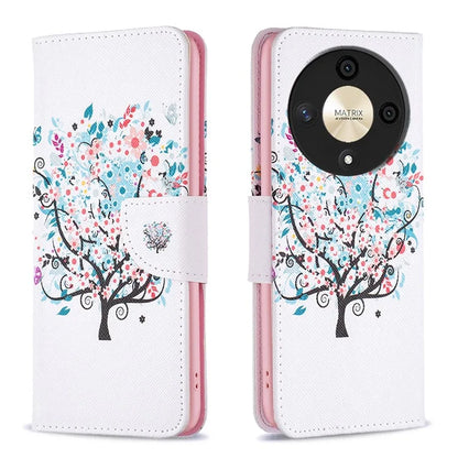 For Honor X9b 5G / Magic6 Lite 5G Case Wallet Pattern PU Leather Flip Phone Cover