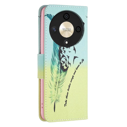 For Honor X9b 5G / Magic6 Lite 5G Case Wallet Pattern PU Leather Flip Phone Cover