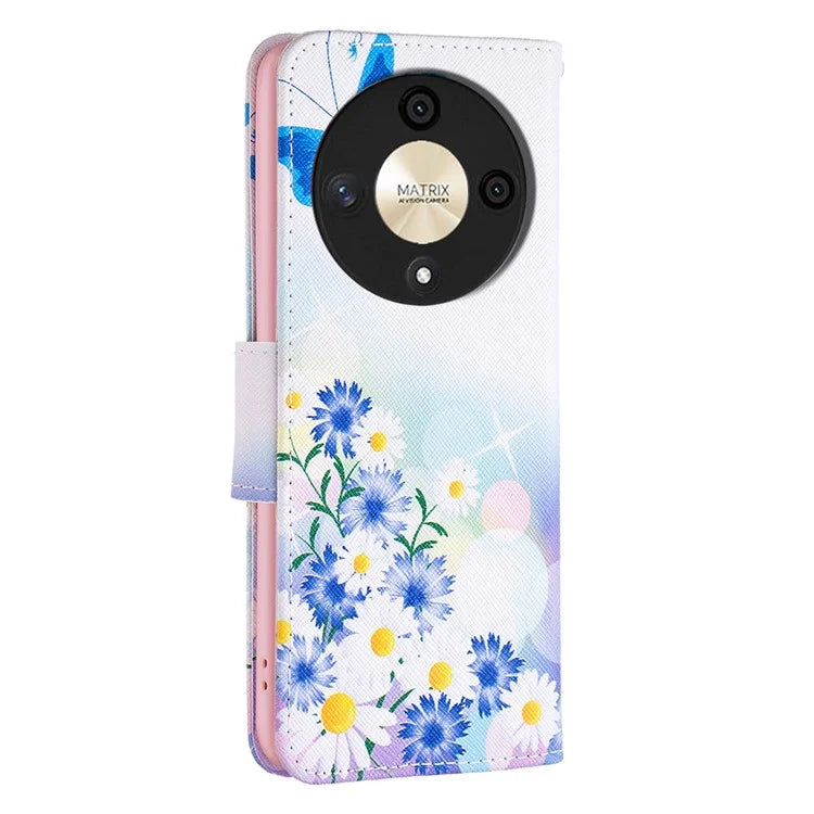 For Honor X9b 5G / Magic6 Lite 5G Case Wallet Pattern PU Leather Flip Phone Cover