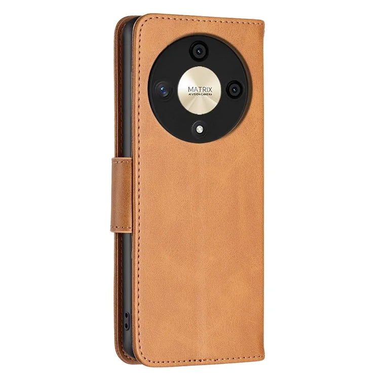 For Honor X9b 5G / Magic6 Lite 5G Case Solid Color Leather Wallet Phone Cover