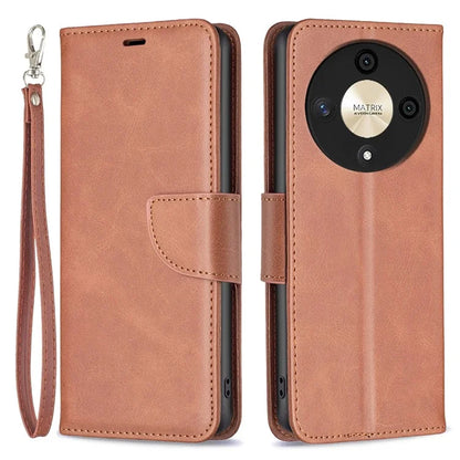 For Honor X9b 5G / Magic6 Lite 5G Case Solid Color Leather Wallet Phone Cover