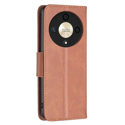 For Honor X9b 5G / Magic6 Lite 5G Case Solid Color Leather Wallet Phone Cover