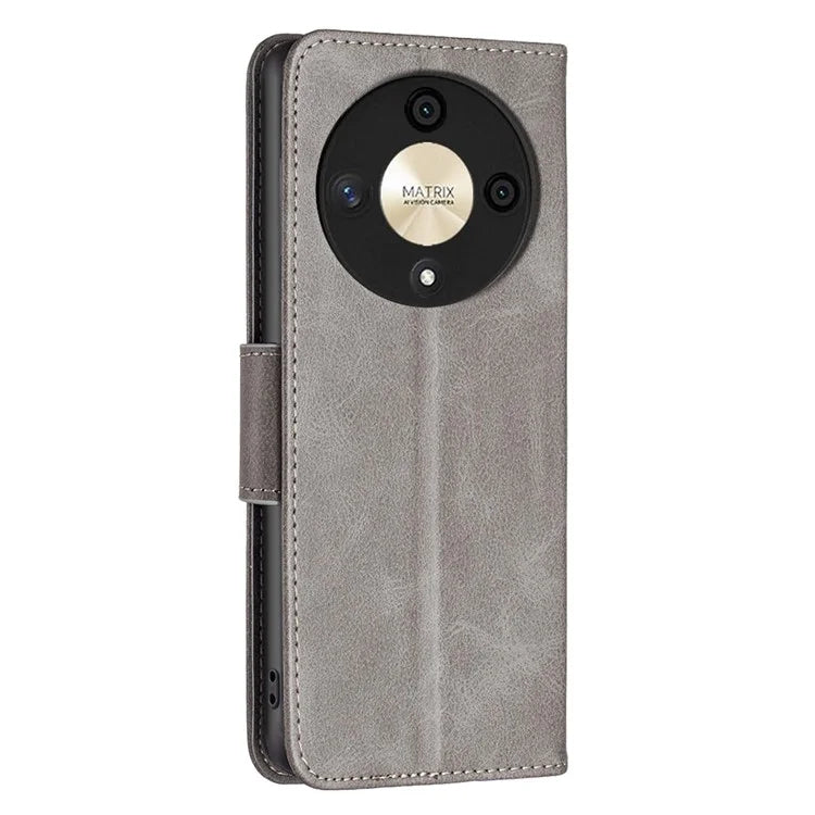 For Honor X9b 5G / Magic6 Lite 5G Case Solid Color Leather Wallet Phone Cover
