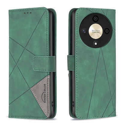 BINFEN COLOR BF05 For Honor X9b 5G / Magic6 Lite 5G Wallet Case Imprinted Leather Cover