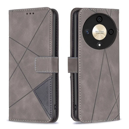 BINFEN COLOR BF05 For Honor X9b 5G / Magic6 Lite 5G Wallet Case Imprinted Leather Cover