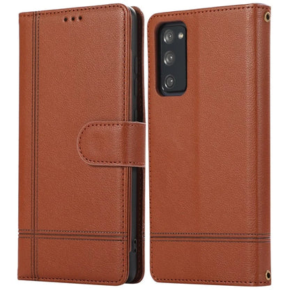 For Samsung Galaxy S20 FE 4G / S20 FE 5G / S20 Lite / S20 FE 2022 Case Leather Wallet Phone Cover with Mirror