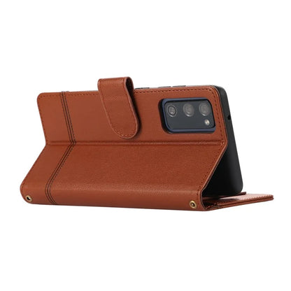 For Samsung Galaxy S20 FE 4G / S20 FE 5G / S20 Lite / S20 FE 2022 Case Leather Wallet Phone Cover with Mirror