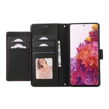 For Samsung Galaxy S20 FE 4G / S20 FE 5G / S20 Lite / S20 FE 2022 Case Leather Wallet Phone Cover with Mirror