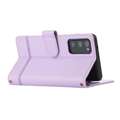 For Samsung Galaxy S20 FE 4G / S20 FE 5G / S20 Lite / S20 FE 2022 Case Leather Wallet Phone Cover with Mirror
