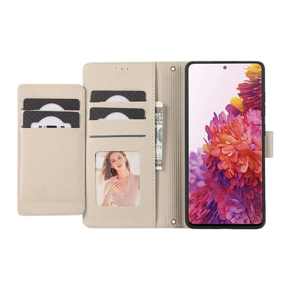 For Samsung Galaxy S20 FE 4G / S20 FE 5G / S20 Lite / S20 FE 2022 Case Leather Wallet Phone Cover with Mirror