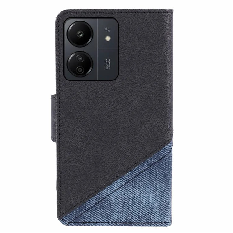 For Xiaomi Redmi 13C 4G / Poco C65 4G Phone Case Dustproof TPU+PU Leather Mobile Cover Shell Wallet