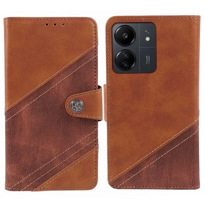 For Xiaomi Redmi 13C 4G / Poco C65 4G Phone Case Dustproof TPU+PU Leather Mobile Cover Shell Wallet