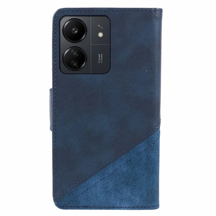 For Xiaomi Redmi 13C 4G / Poco C65 4G Phone Case Dustproof TPU+PU Leather Mobile Cover Shell Wallet
