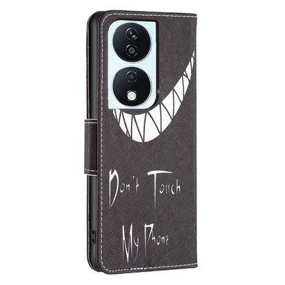 For Honor X7b 4G PU Leather Magnetic Flip Cover Pattern Wallet Phone Case