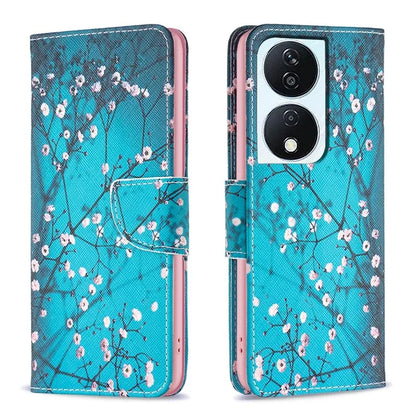 For Honor X7b 4G PU Leather Magnetic Flip Cover Pattern Wallet Phone Case
