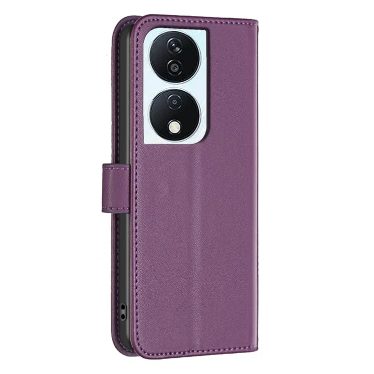 BINFEN COLOR BF17 For Honor X7b 4G Phone Case PU Leather Phone Wallet Cover