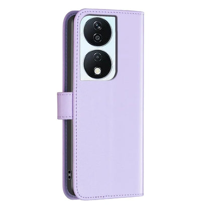 BINFEN COLOR BF17 For Honor X7b 4G Phone Case PU Leather Phone Wallet Cover