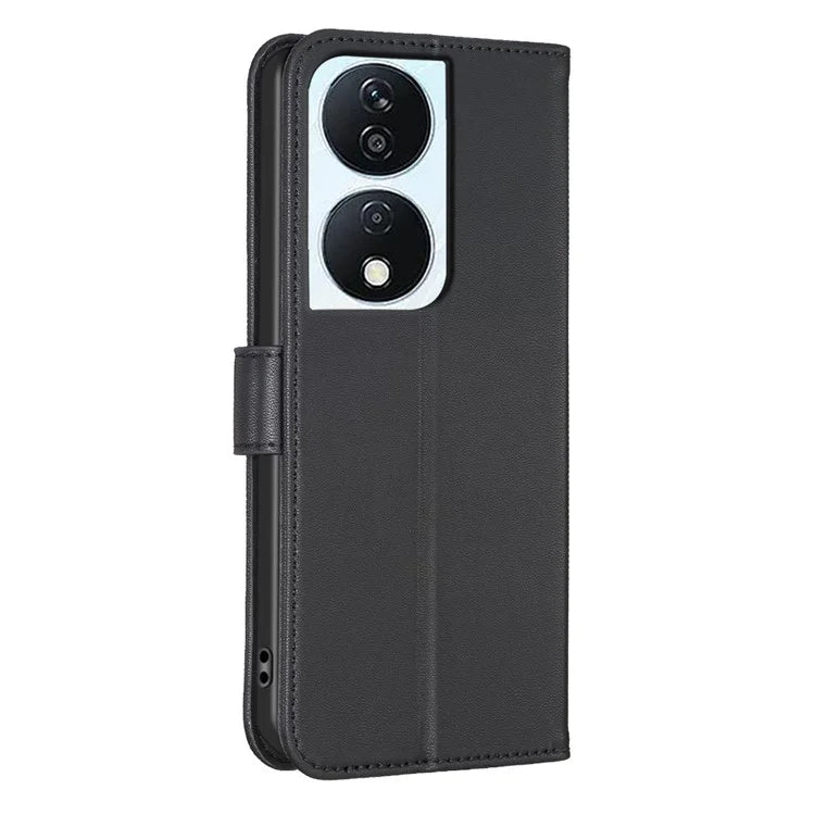 For Honor X7b 4G Wallet Leather Case Clover Pattern Flip Phone Cover