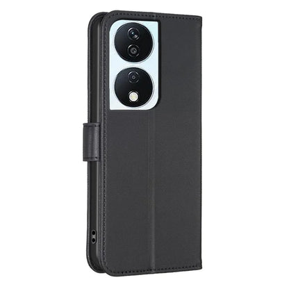 For Honor X7b 4G Wallet Leather Case Clover Pattern Flip Phone Cover