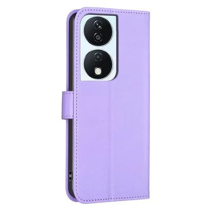 For Honor X7b 4G Wallet Leather Case Clover Pattern Flip Phone Cover