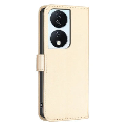 For Honor X7b 4G Wallet Leather Case Clover Pattern Flip Phone Cover