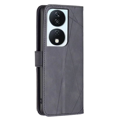 BINFEN COLOR BF05 For Honor X7b 4G Leather Case Stand Wallet Protective Phone Cover