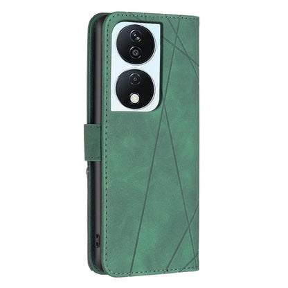 BINFEN COLOR BF05 For Honor X7b 4G Leather Case Stand Wallet Protective Phone Cover