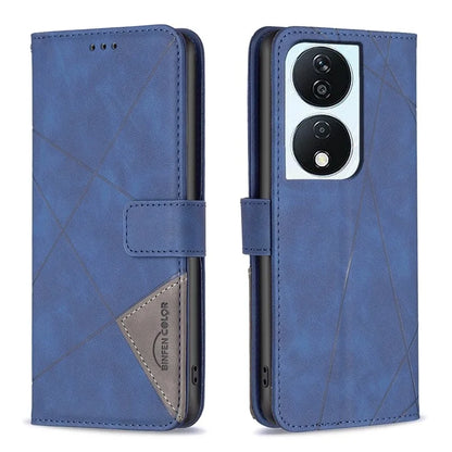 BINFEN COLOR BF05 For Honor X7b 4G Leather Case Stand Wallet Protective Phone Cover