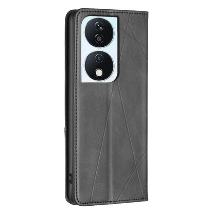 For Honor X7b 4G Phone Case Imprinted PU Leather Cover with Card Holder