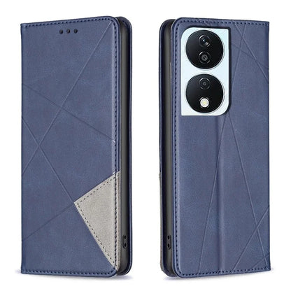 For Honor X7b 4G Phone Case Imprinted PU Leather Cover with Card Holder