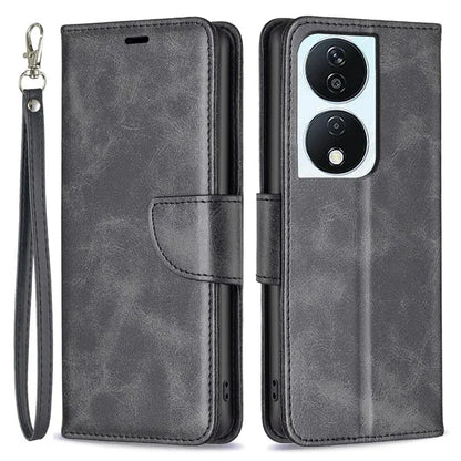 For Honor X7b 4G Phone Case PU Leather Wallet Cover Drop-proof