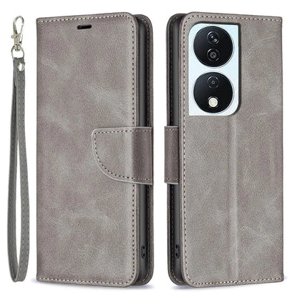 For Honor X7b 4G Phone Case PU Leather Wallet Cover Drop-proof