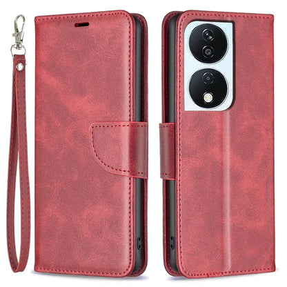 For Honor X7b 4G Phone Case PU Leather Wallet Cover Drop-proof