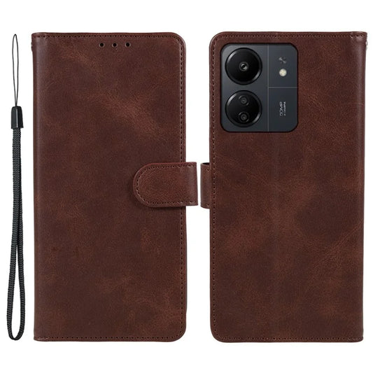 Magnetic Phone Case for Xiaomi Redmi 13C 4G / Poco C65 4G PU Leather Wallet Stand Cover