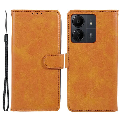 Magnetic Phone Case for Xiaomi Redmi 13C 4G / Poco C65 4G PU Leather Wallet Stand Cover