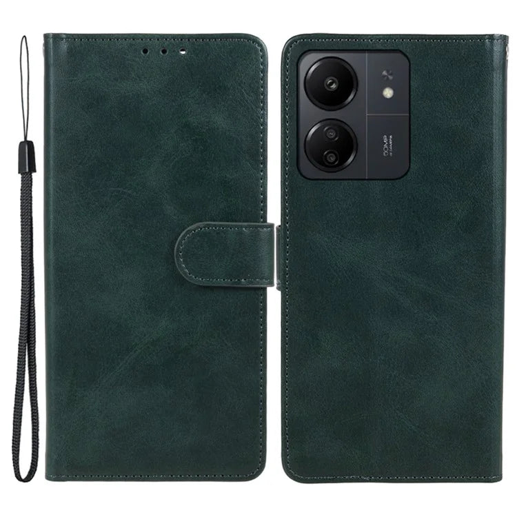 Magnetic Phone Case for Xiaomi Redmi 13C 4G / Poco C65 4G PU Leather Wallet Stand Cover
