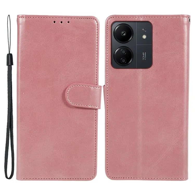 Magnetic Phone Case for Xiaomi Redmi 13C 4G / Poco C65 4G PU Leather Wallet Stand Cover