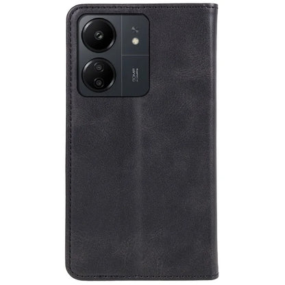 For Xiaomi Redmi 13C 4G / Poco C65 4G Cell Phone Case Calf Texture PU Leather Stand Anti-drop Cover