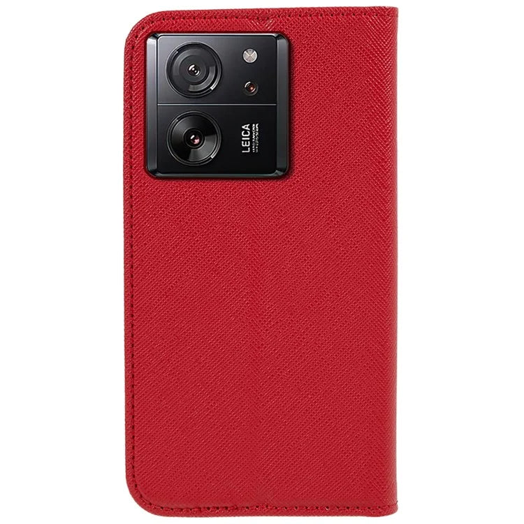 For Xiaomi 13T / 13T Pro / Redmi K60 Ultra Case PU Leather Wallet Support Stand Drop-proof Cover