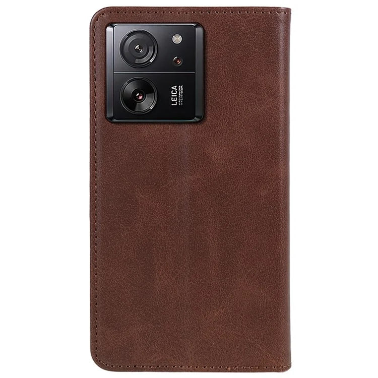 For Xiaomi 13T / 13T Pro / Redmi K60 Ultra Cell Phone Case PU Leather Shockproof Cover with Wallet