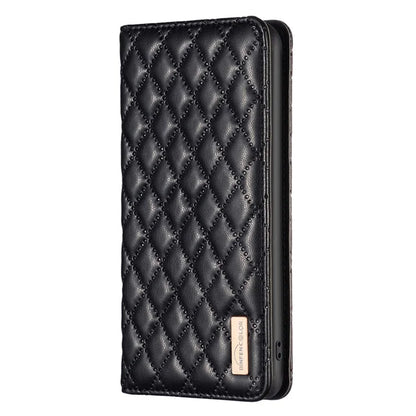 BINFEN COLOR BF Style-16 For Motorola Moto G34 5G Leather Cell Phone Cover with Card Holder Stand Flip Case