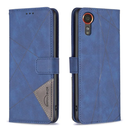 BINFEN COLOR BF05 For Samsung Galaxy Xcover 7 Leather Case Wallet Cover Folding Stand