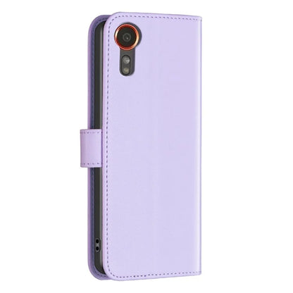 BINFEN COLOR BF17 For Samsung Galaxy Xcover 7 Flip Leather Case Wallet Phone Cover