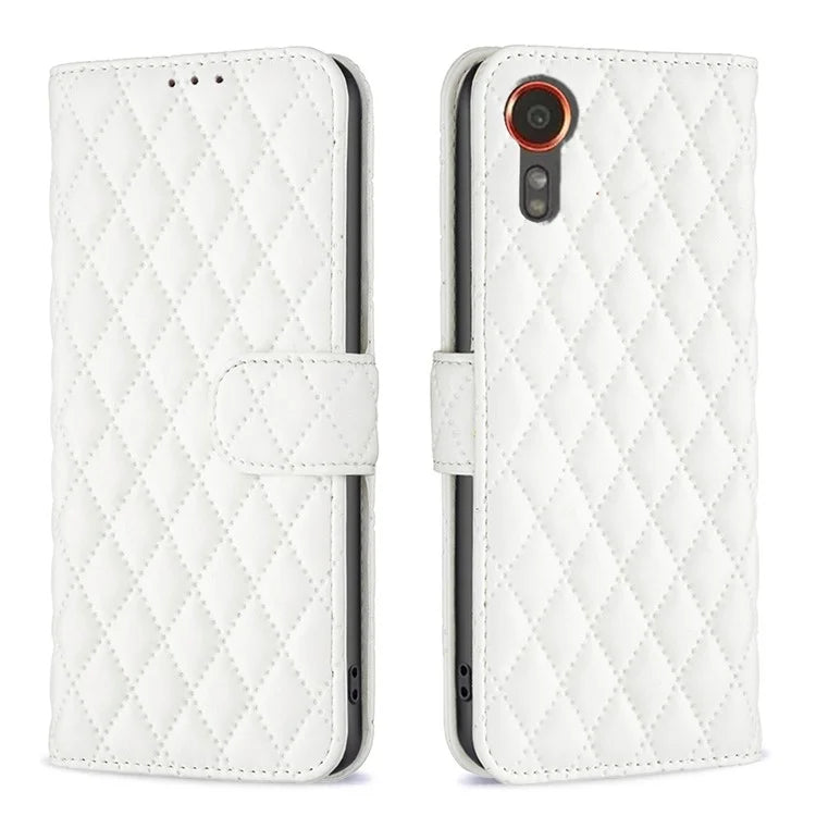 BINFEN COLOR BF Style-14 For Samsung Galaxy Xcover 7 Wallet Case Imprinted Leather Cover