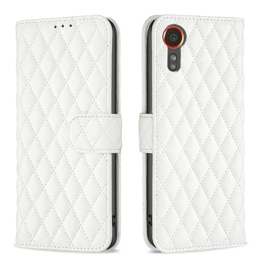 BINFEN COLOR BF Style-14 For Samsung Galaxy Xcover 7 Wallet Case Imprinted Leather Cover