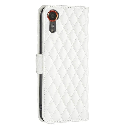 BINFEN COLOR BF Style-14 For Samsung Galaxy Xcover 7 Wallet Case Imprinted Leather Cover