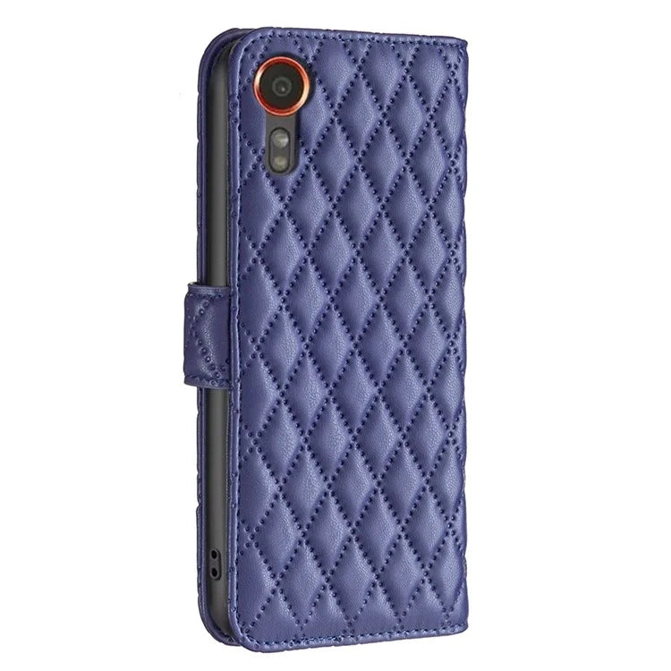 BINFEN COLOR BF Style-14 For Samsung Galaxy Xcover 7 Wallet Case Imprinted Leather Cover
