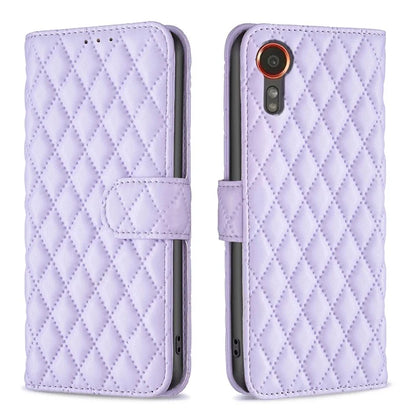 BINFEN COLOR BF Style-14 For Samsung Galaxy Xcover 7 Wallet Case Imprinted Leather Cover
